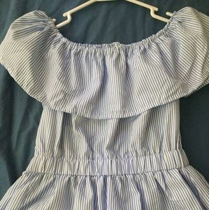 Off the shoulder mini dress